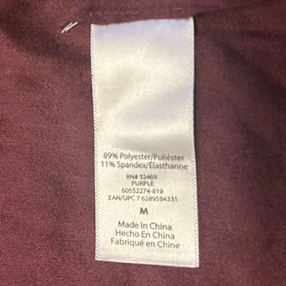 🆕Sofia Jeans By Sofia Vergara Women's Faux Suede
Jacket in Wine - Picture 12 of 12